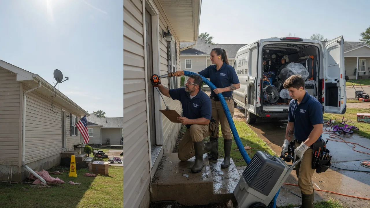 Ceiling Water Damage Restoration in Buchanan, ND near me